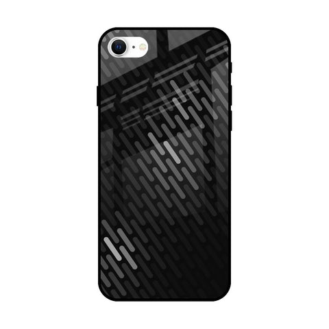 Dark Abstract Pattern Glossy Case For iPhone SE 2022