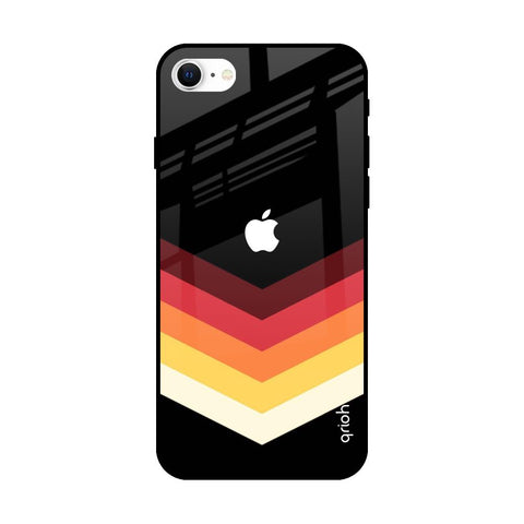 Abstract Arrow Pattern Glossy Case For iPhone SE 2022