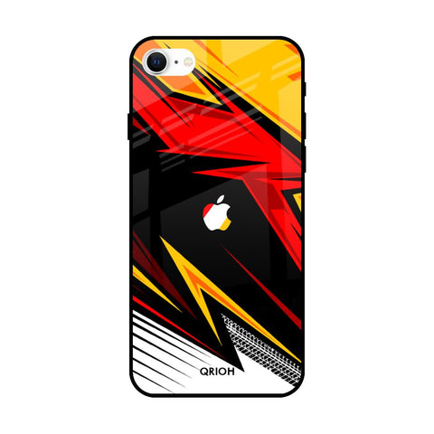 Race Jersey Pattern Glossy Case For iPhone SE 2022