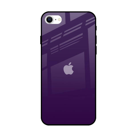 Dark Purple Glossy Case for iPhone SE 2022
