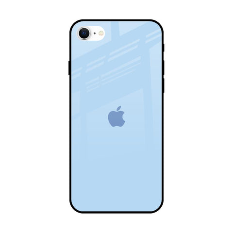 Pastel Sky Blue Glossy Case for iPhone SE 2022