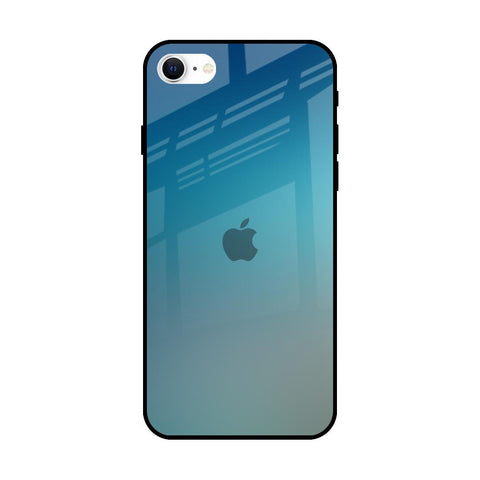 Sea Theme Gradient Glossy Case for iPhone SE 2022