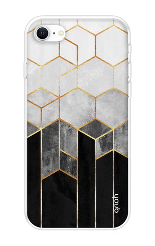 Hexagonal Pattern Soft Cover for iPhone SE 2022