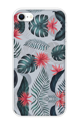Retro Floral Leaf Soft Cover for iPhone SE 2022