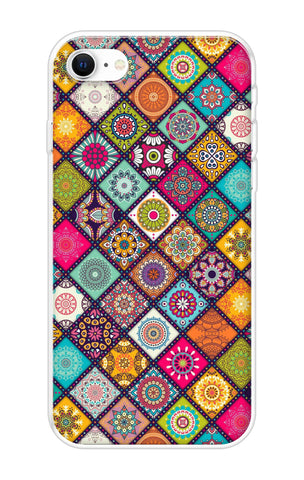 Multicolor Mandala Soft Cover for iPhone SE 2022