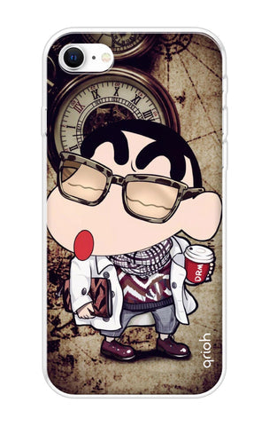 Nerdy Shinchan Soft Cover for iPhone SE 2022