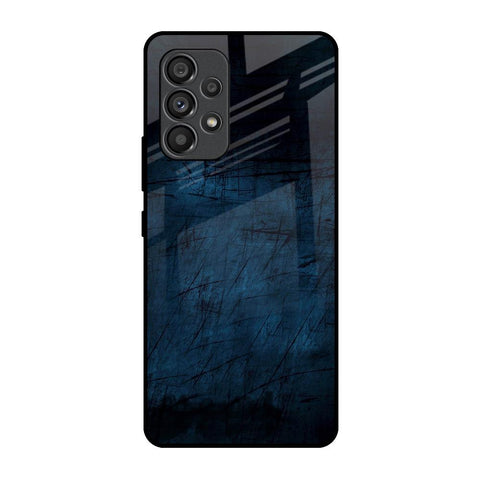 Dark Blue Grunge Glossy Case for Samsung Galaxy A53 5G