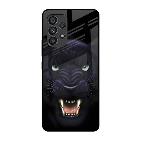 Angry Black Leopard Glossy Case for Samsung Galaxy A53 5G