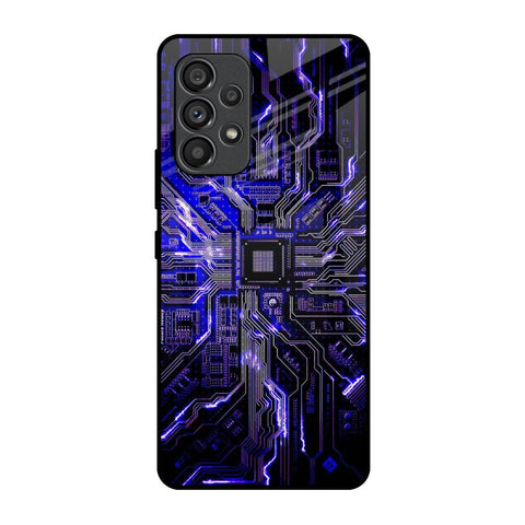 Techno Color Pattern Glossy Case For Samsung Galaxy A53 5G
