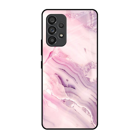Diamond Pink Gradient Glossy Case For Samsung Galaxy A53 5G