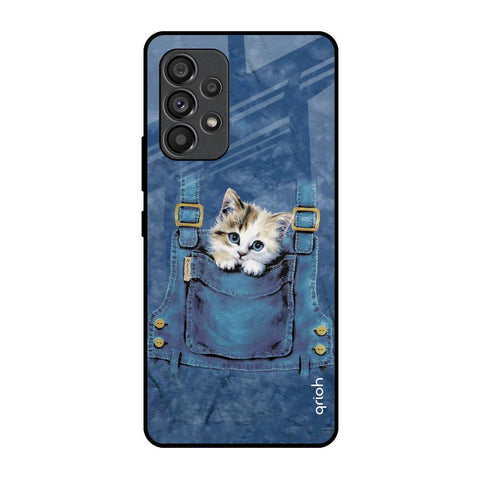 Kitty In Pocket Glossy Case For Samsung Galaxy A53 5G