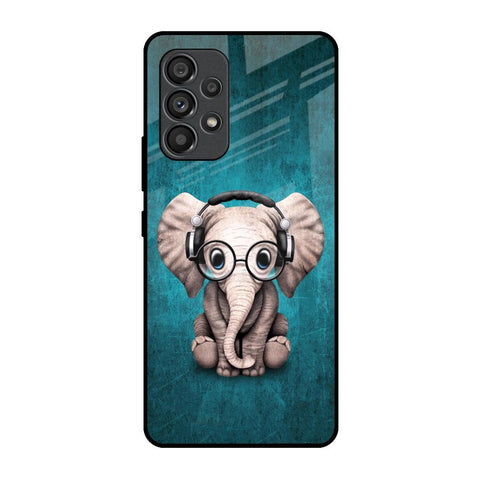 Adorable Baby Elephant Glossy Case For Samsung Galaxy A53 5G