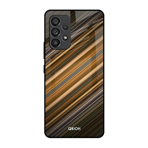 Diagonal Slash Pattern Glossy Case for Samsung Galaxy A53 5G