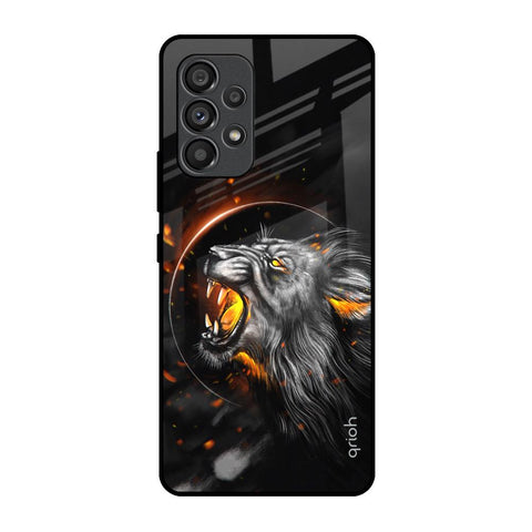 Aggressive Lion Glossy Case for Samsung Galaxy A53 5G