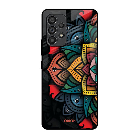 Retro Gorgeous Flower Glossy Case for Samsung Galaxy A53 5G