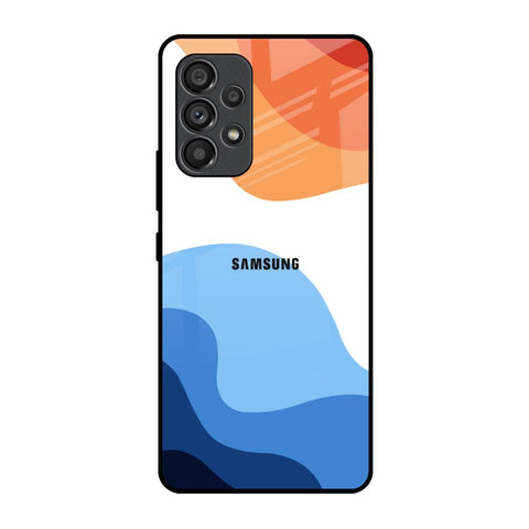 Wavy Color Pattern Glossy Case for Samsung Galaxy A53 5G