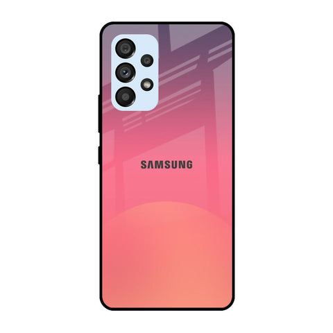 Sunset Orange Glossy Case for Samsung Galaxy A53 5G