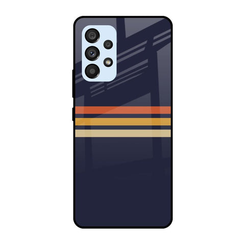 Tricolor Stripes Glossy Case For Samsung Galaxy A53 5G