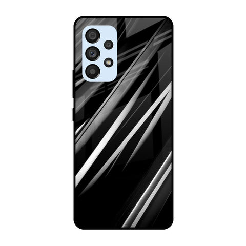 Black & Grey Gradient Glossy Case For Samsung Galaxy A53 5G