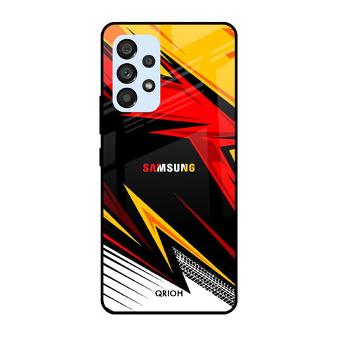 Race Jersey Pattern Glossy Case For Samsung Galaxy A53 5G
