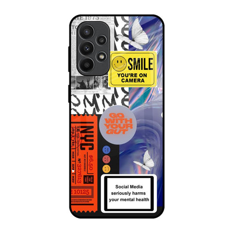 Smile for Camera Glossy Case for Samsung Galaxy A23