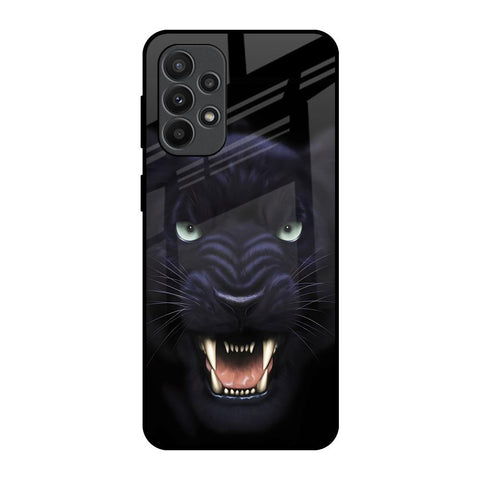 Angry Black Leopard Glossy Case for Samsung Galaxy A23