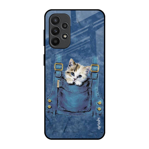 Kitty In Pocket Glossy Case For Samsung Galaxy A23