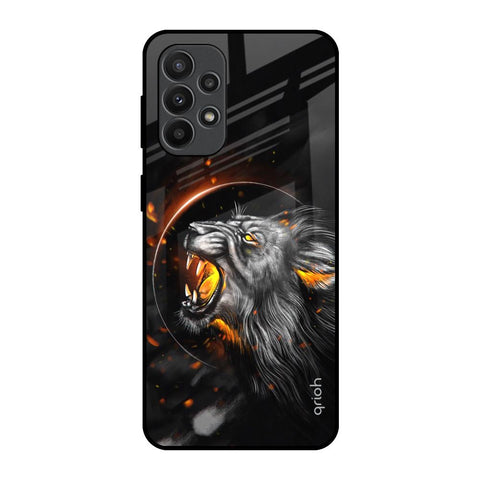 Aggressive Lion Glossy Case for Samsung Galaxy A23