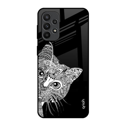 Kitten Mandala Glossy Case for Samsung Galaxy A23