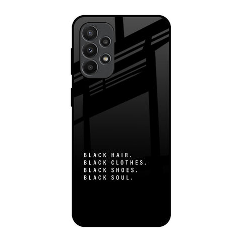Black Soul Glossy Case for Samsung Galaxy A23