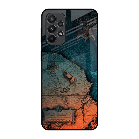 Geographical Map Glossy Case for Samsung Galaxy A23