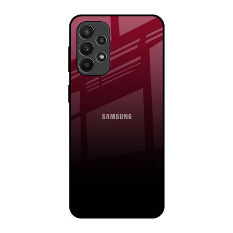 Wine Red Glossy Case For Samsung Galaxy A23