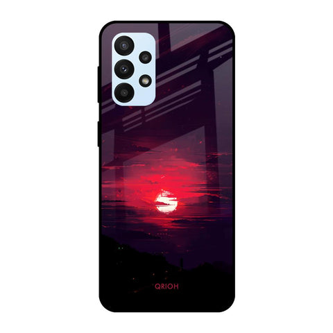 Morning Red Sky Glossy Case For Samsung Galaxy A23