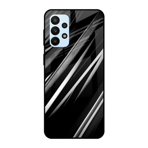 Black & Grey Gradient Glossy Case For Samsung Galaxy A23