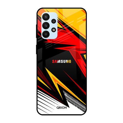 Race Jersey Pattern Glossy Case For Samsung Galaxy A23