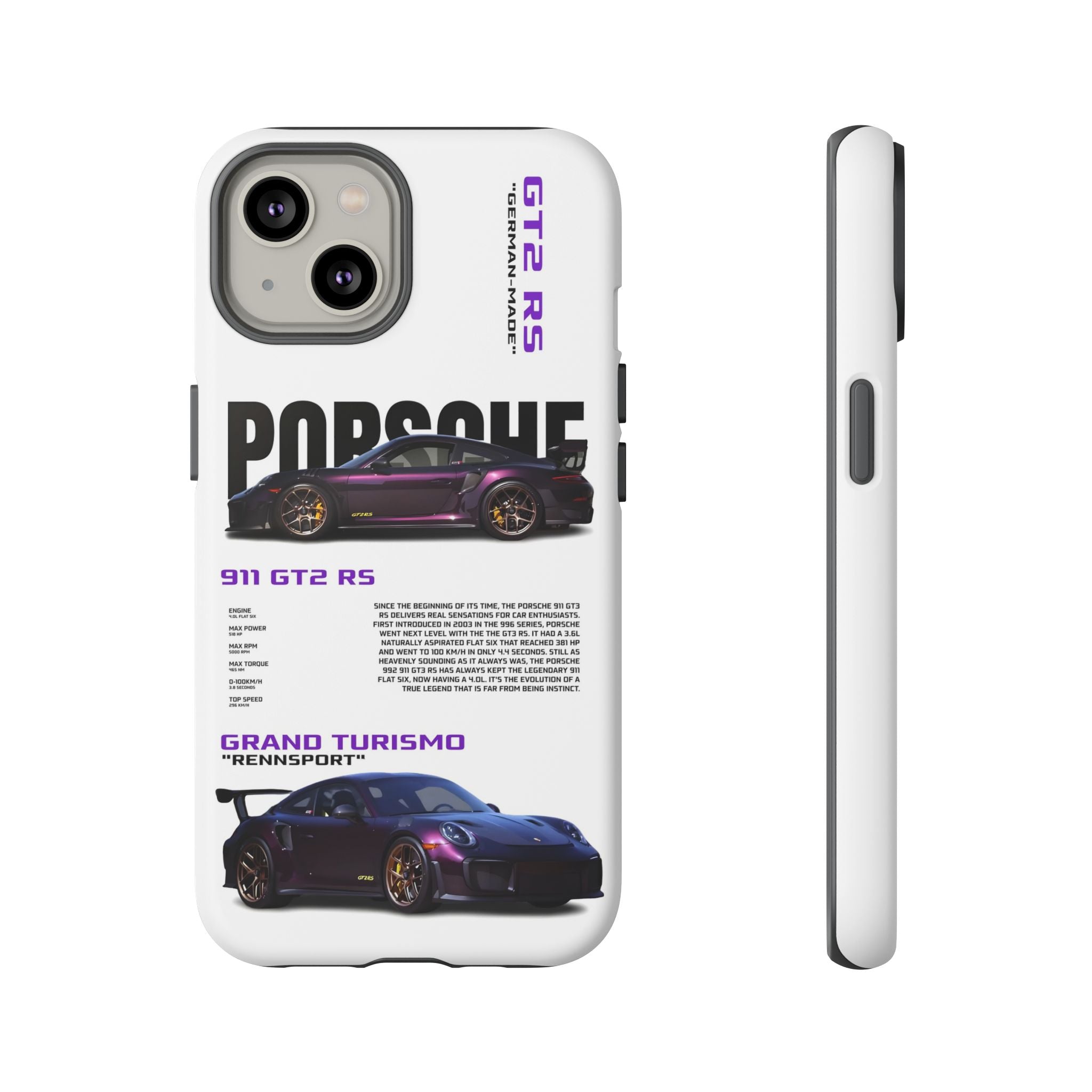 Violet Velocity Tough Case  Available For All iPhone Models