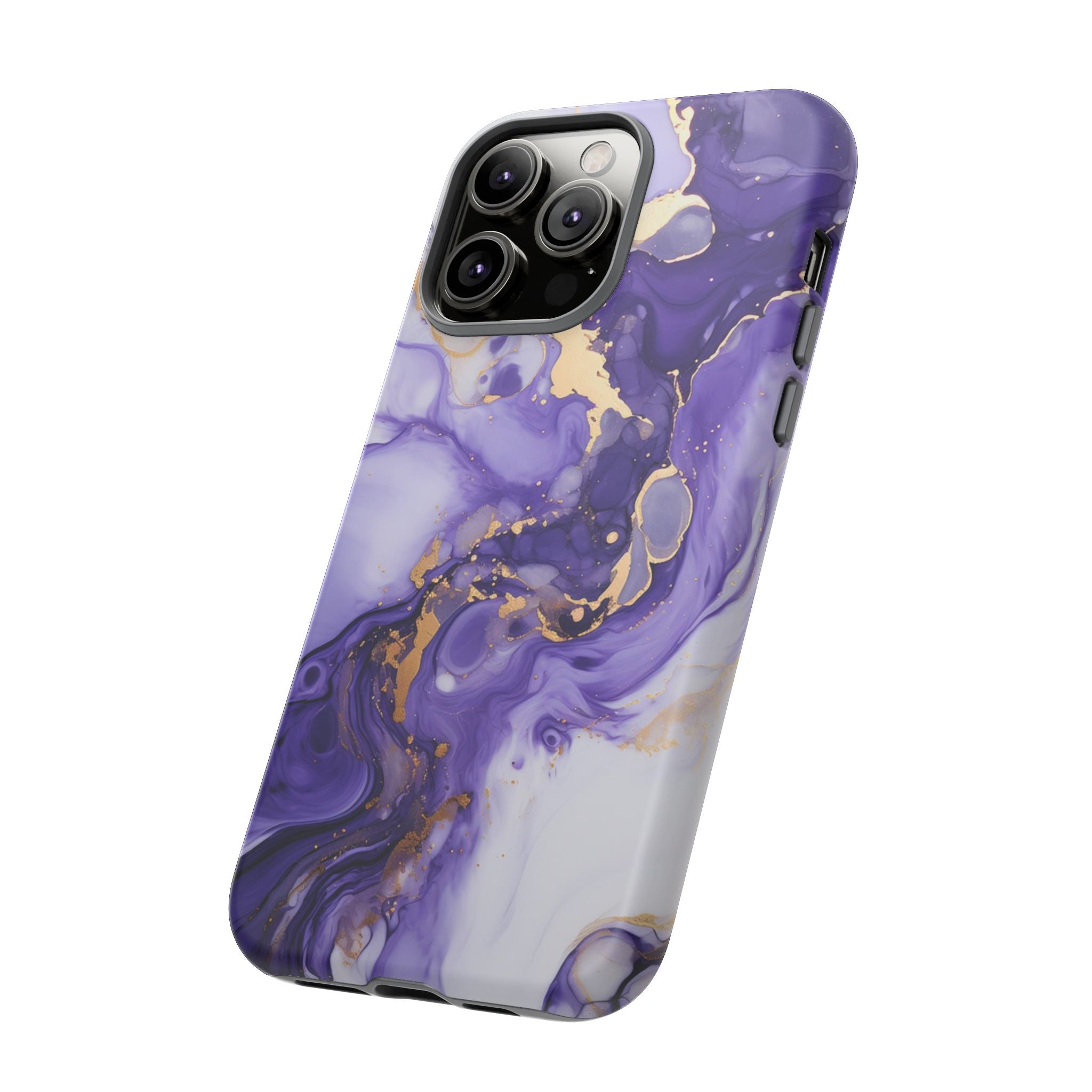 Violet Flow Premium Tough Shining Phone Case (Double Layer) Available For All iPhone Models