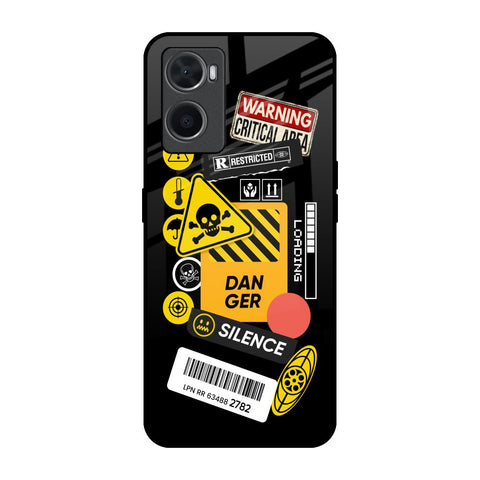 Danger Signs Glossy Case for Oppo A96