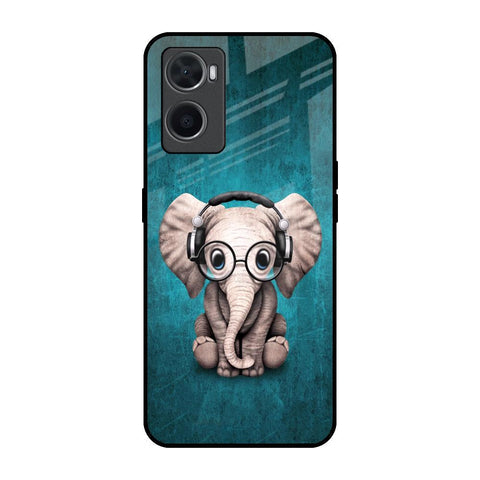 Adorable Baby Elephant Glossy Case For Oppo A96
