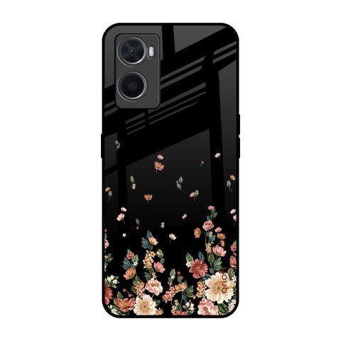 Floating Floral Print Glossy Case for Oppo A96