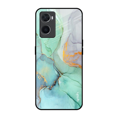 Green Marble Glossy Case for Oppo A96