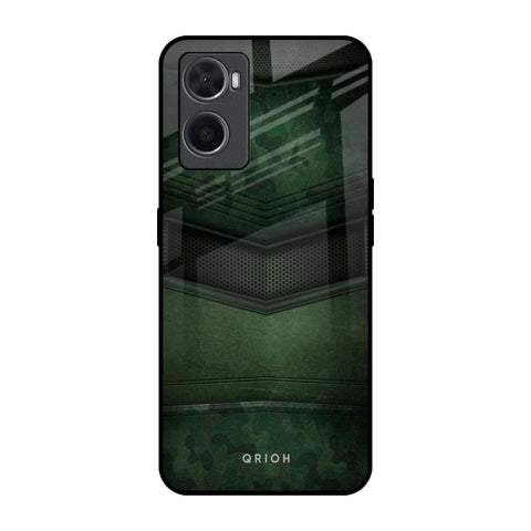 Green Leather Glossy Case for Oppo A96