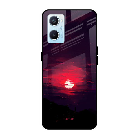 Morning Red Sky Glossy Case For Oppo A96