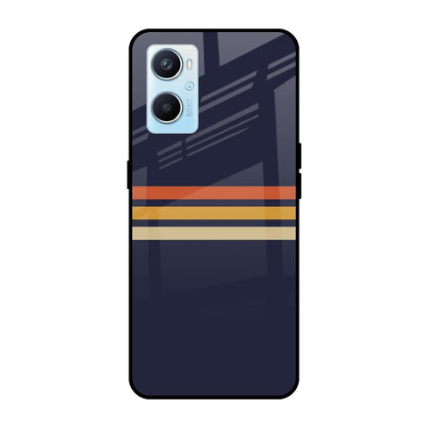 Tricolor Stripes Glossy Case For Oppo A96