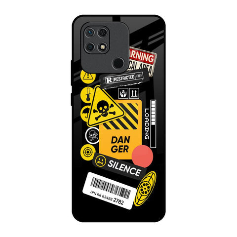 Danger Signs Glossy Case for Redmi 10