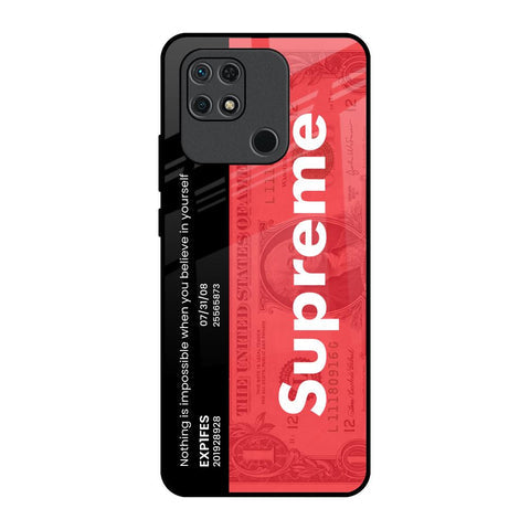Supreme Ticket Glossy Case for Redmi 10