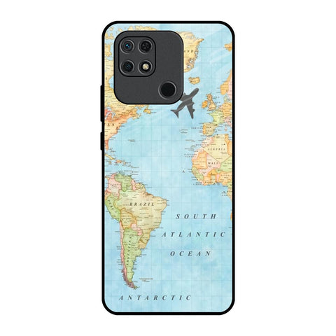 Travel Map Glossy Case for Redmi 10