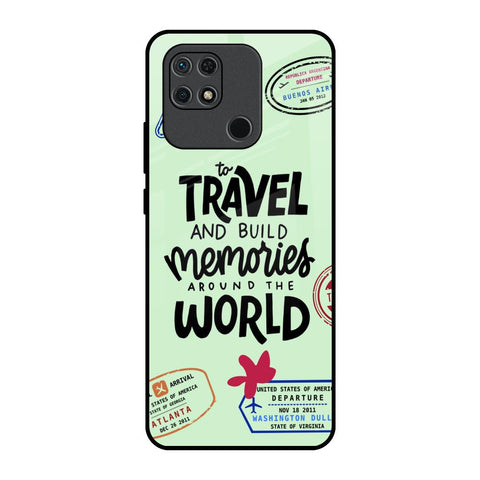 Travel Stamps Glossy Case for Redmi 10