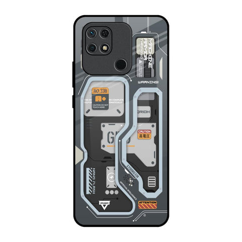 Retro Futuristic Glossy Case for Redmi 10