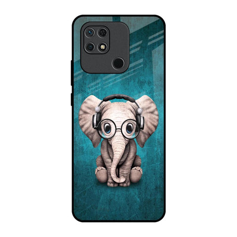 Adorable Baby Elephant Glossy Case For Redmi 10